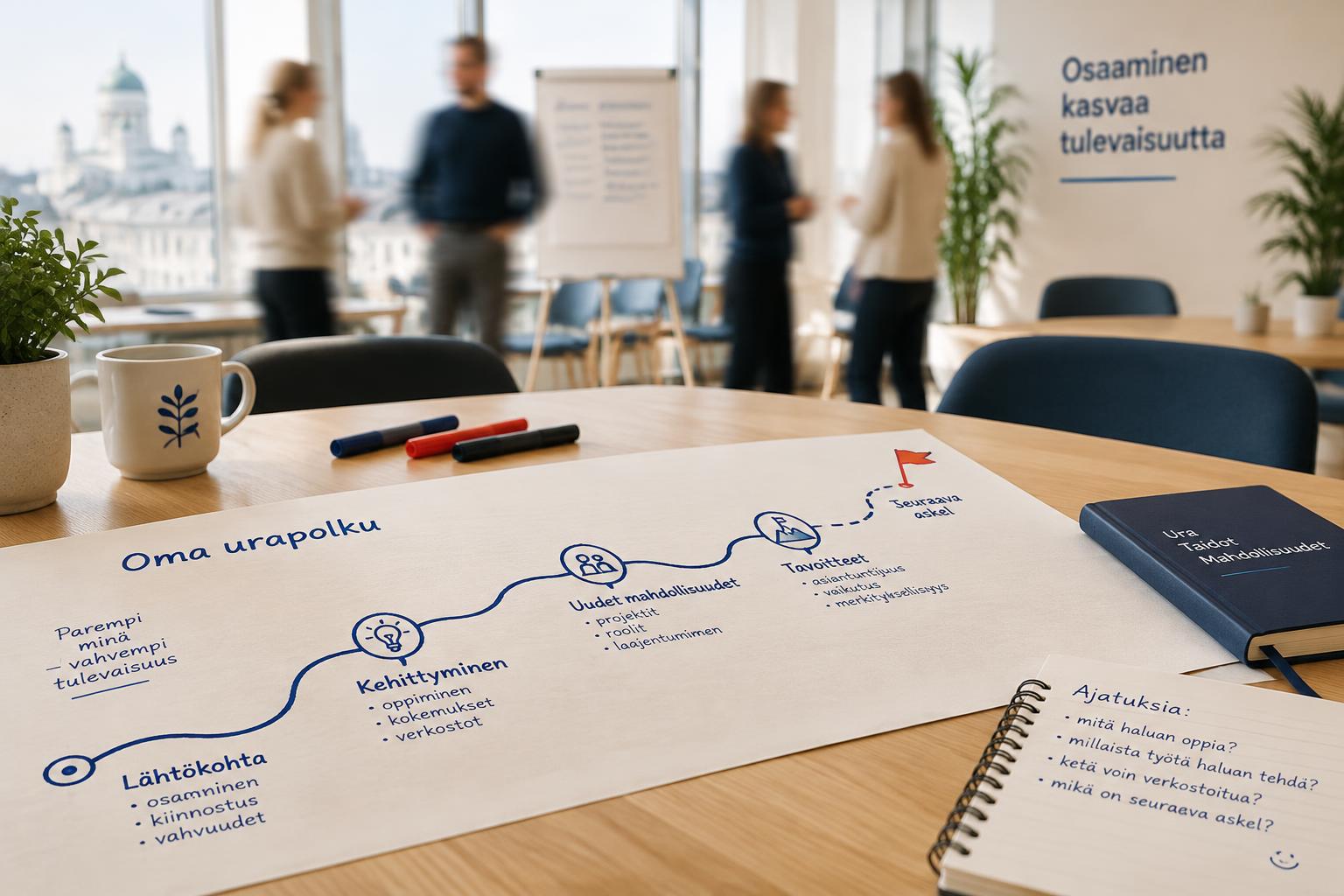 Kuvituskuva: Urapalveluiden konseptointi Rastor - instituutti
